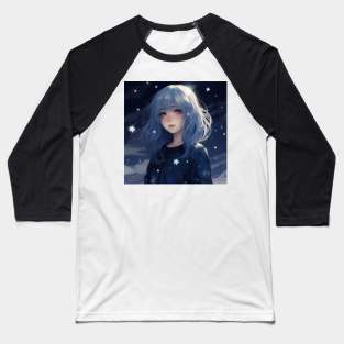 Charming Violet Night Baseball T-Shirt